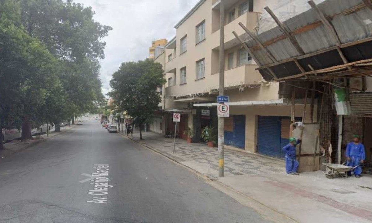 Suspeito estava em um hotel na avenida Olegário Maciel -  (crédito: Google maps/Reprodução)