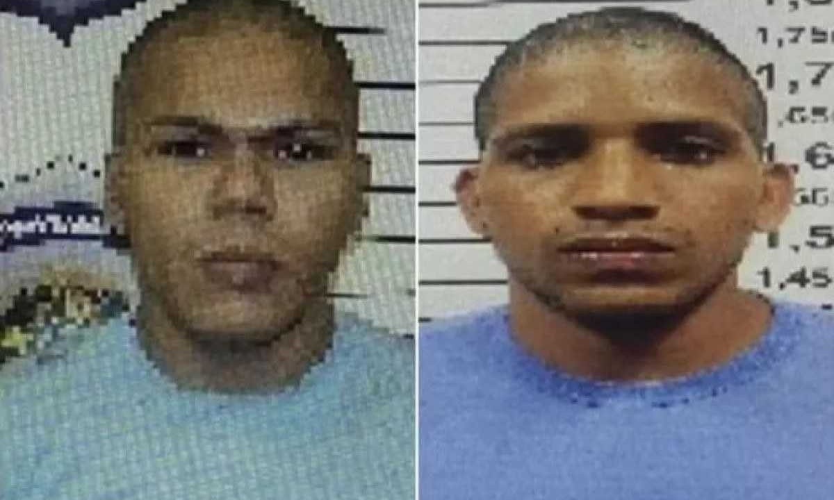 Os fugitivos são Rogério da Silva Mendonça, 36, conhecido como Tatu; e Deibson Cabral Nascimento, 34, chamado de Deisinho -  (crédito: Reprodução/Secretaria de Estado de Segurança Pública do Acre)