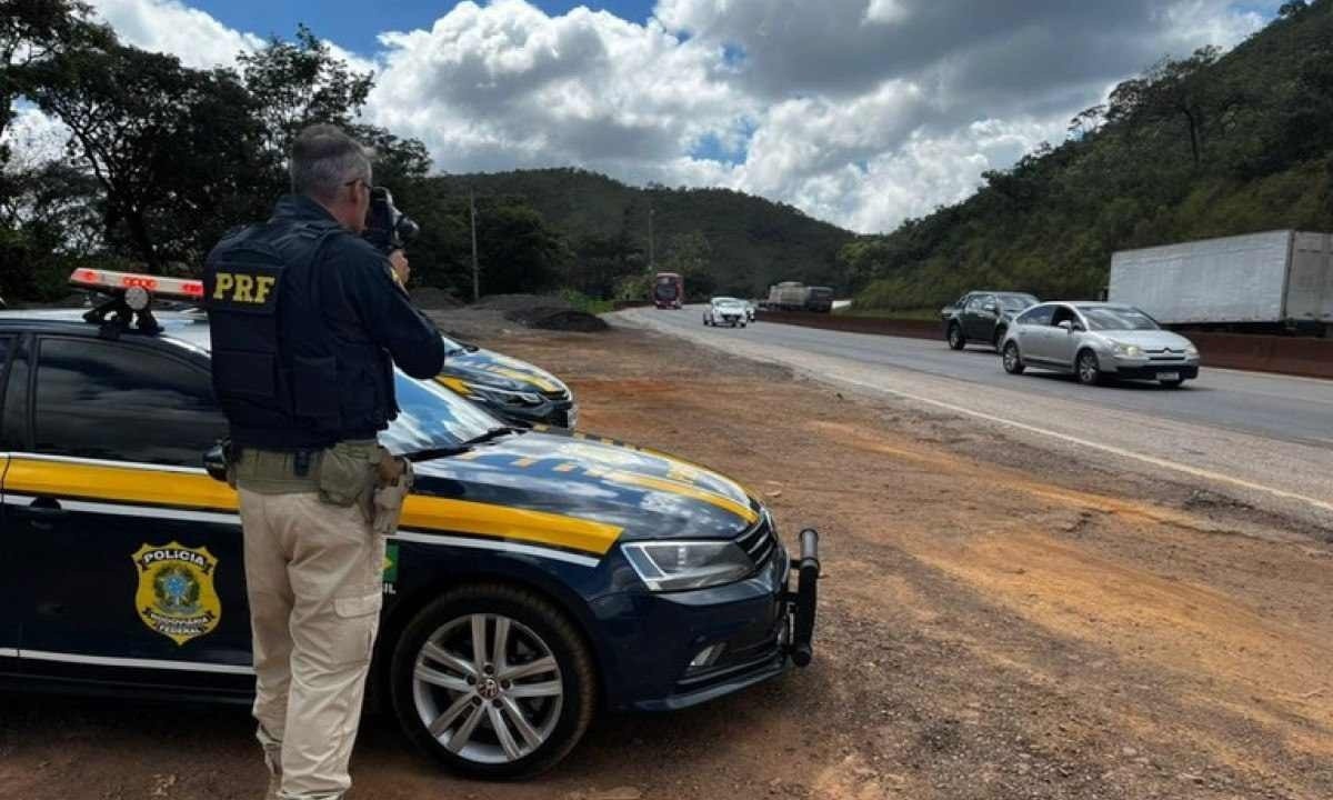 Número de mortos em acidentes nas rodovias federais de Minas Gerais durante o carnaval subiu 128,5% -  (crédito: PRF/Divulgação)