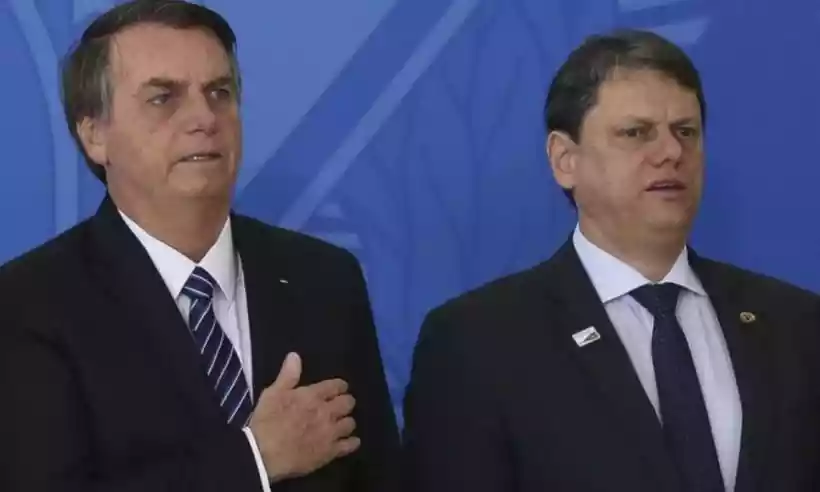 Bolsonaro foi convidado por Tarcísio para se hospedar no Palácio dos Bandeirantes -  (crédito: José Cruz/Agência Brasil)