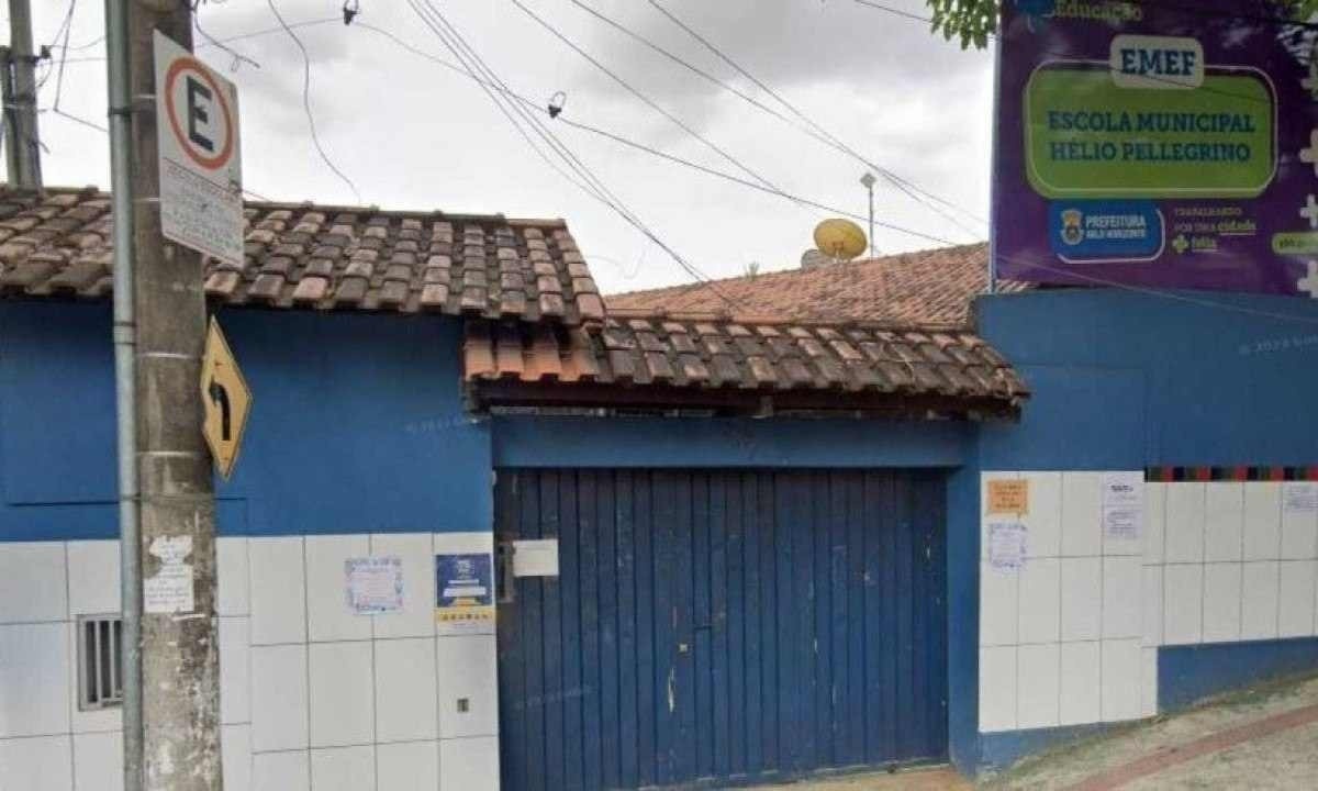 Trabalhadores das escolas municipais estão em greve -  (crédito: Reprodução/Google StreetView)