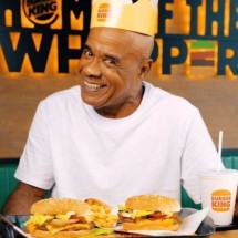 Kid Bengala compara tamanho de hambúrguer com o do pênis em publicidade - Reprodução / Burger King