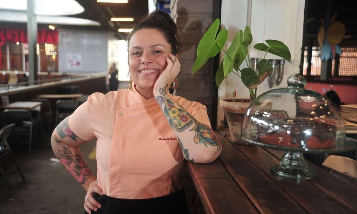"Não me vejo sem tattoos", diz Marcela Guerra, do restaurante Comidaria Guerra 