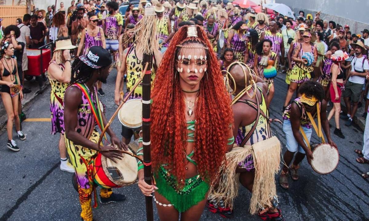 Nove blocos desfilaram este ano pelas ruas do Concórdia; seis deles estão diretamente ligados à cultura afro-brasileira -  (crédito: Coniiin)