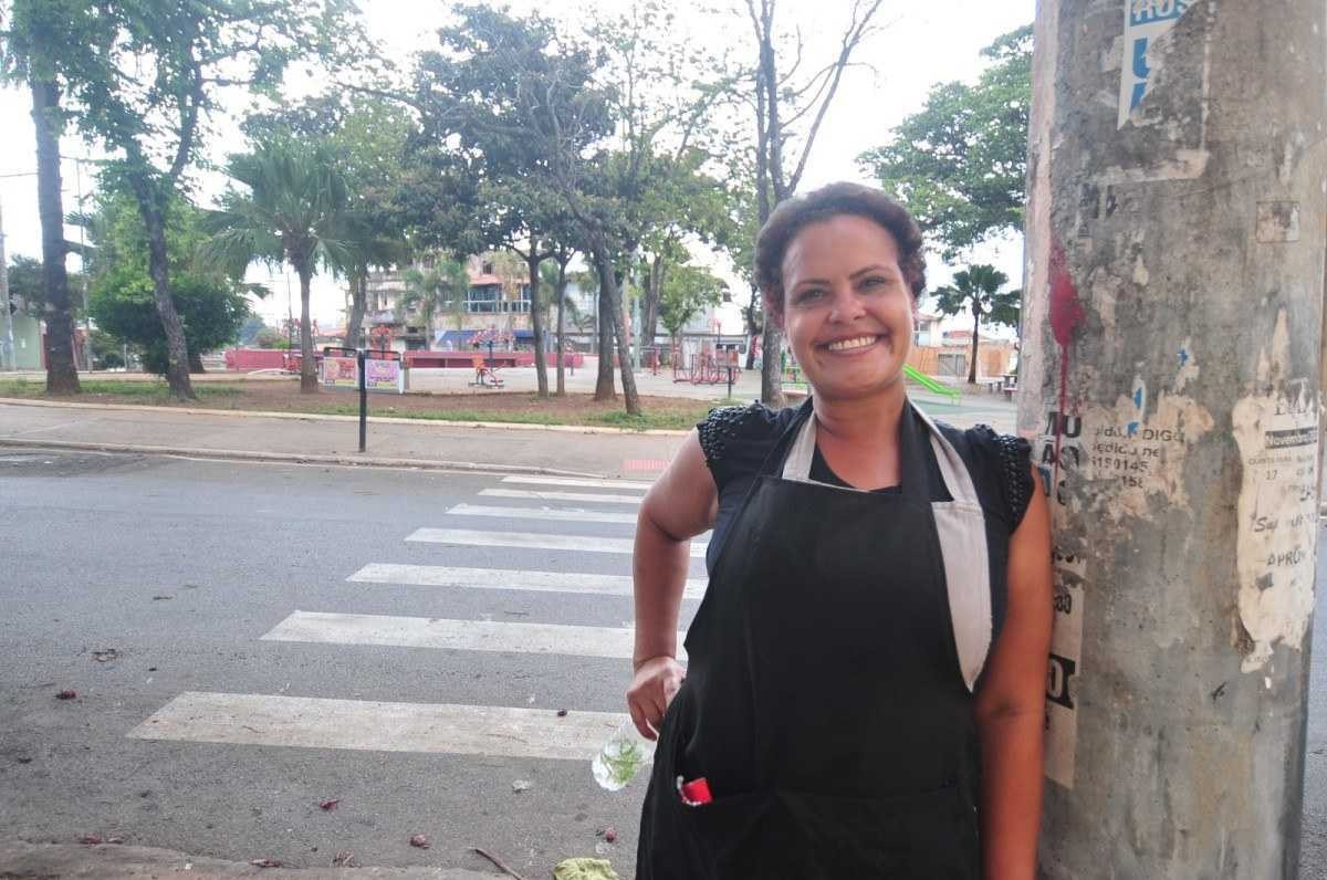 Danielle Luiza mora e trabalha no Concórdia e optou por curtir 4 dias do carnaval no bairro