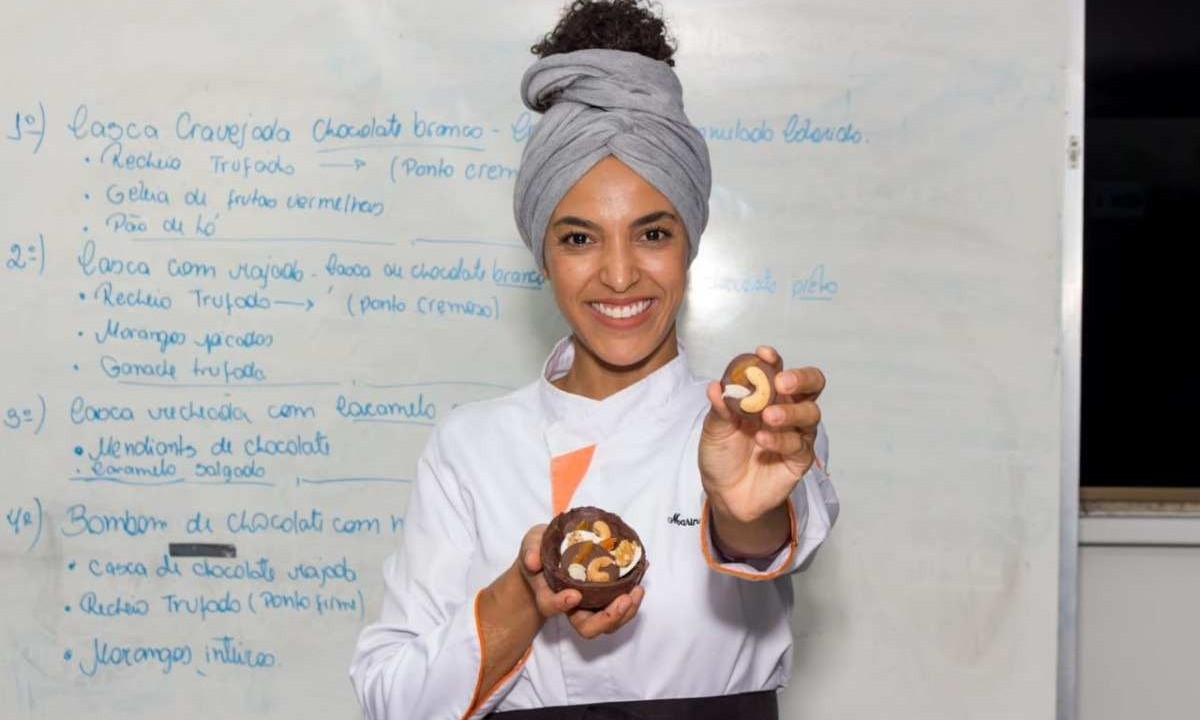 Mariana Paixão é professora de gastronomia há 10 anos  -  (crédito: Carla Costa/Divulgação )