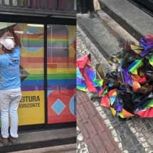 PBH retira fachada colorida de Centro de Referência LGBT; ativistas reagem - Cellos-MG/Reprodução