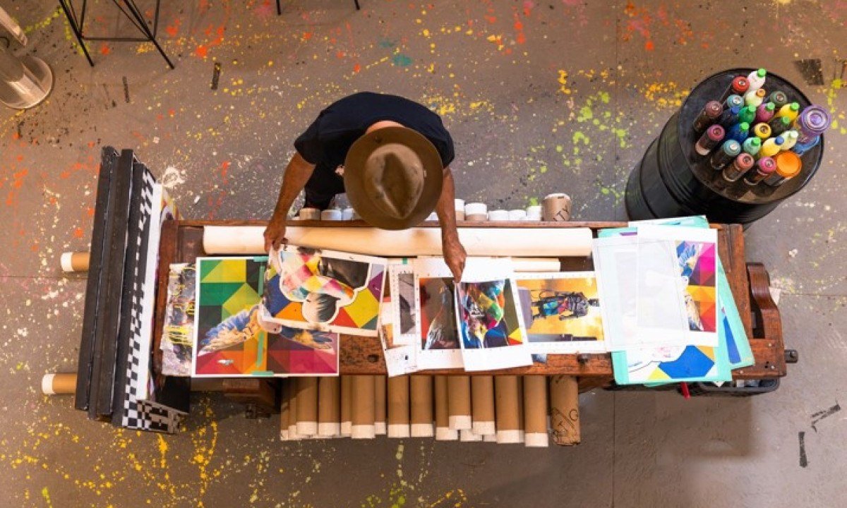 Kobra abre as portas de ateliê para visitação no FAMA Museu, em Itu (SP) -  (crédito: Uai Turismo)