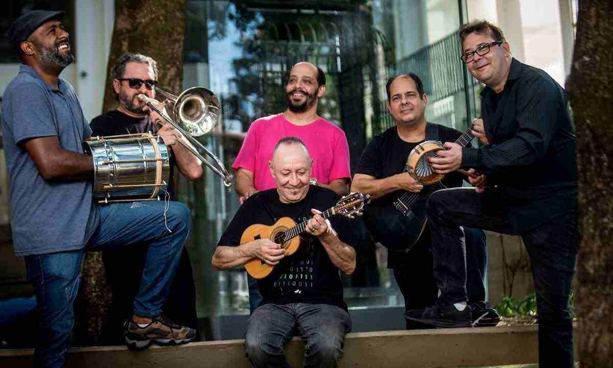 Grupo Zé da Guiomar promete também choro e frevo no repertório da apresentação de amanhã, em Belo horizonte -  (crédito: Alexandre Rezende/divulgação)