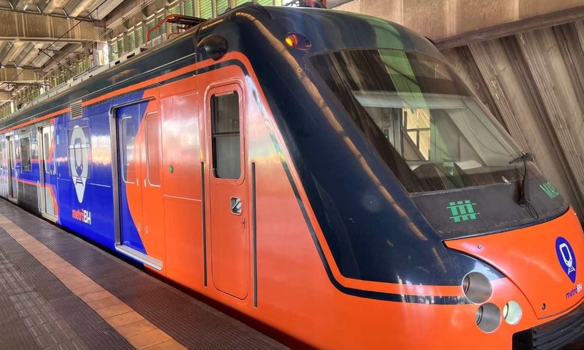 O Metrô BH vai alterar a circulação de trens nos dias 16 e 17 de março de 2024 -  (crédito: Metrô BH/Divulgação)