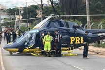 Morre motorista socorrido por helicóptero da PRF que fez pouso forçado
