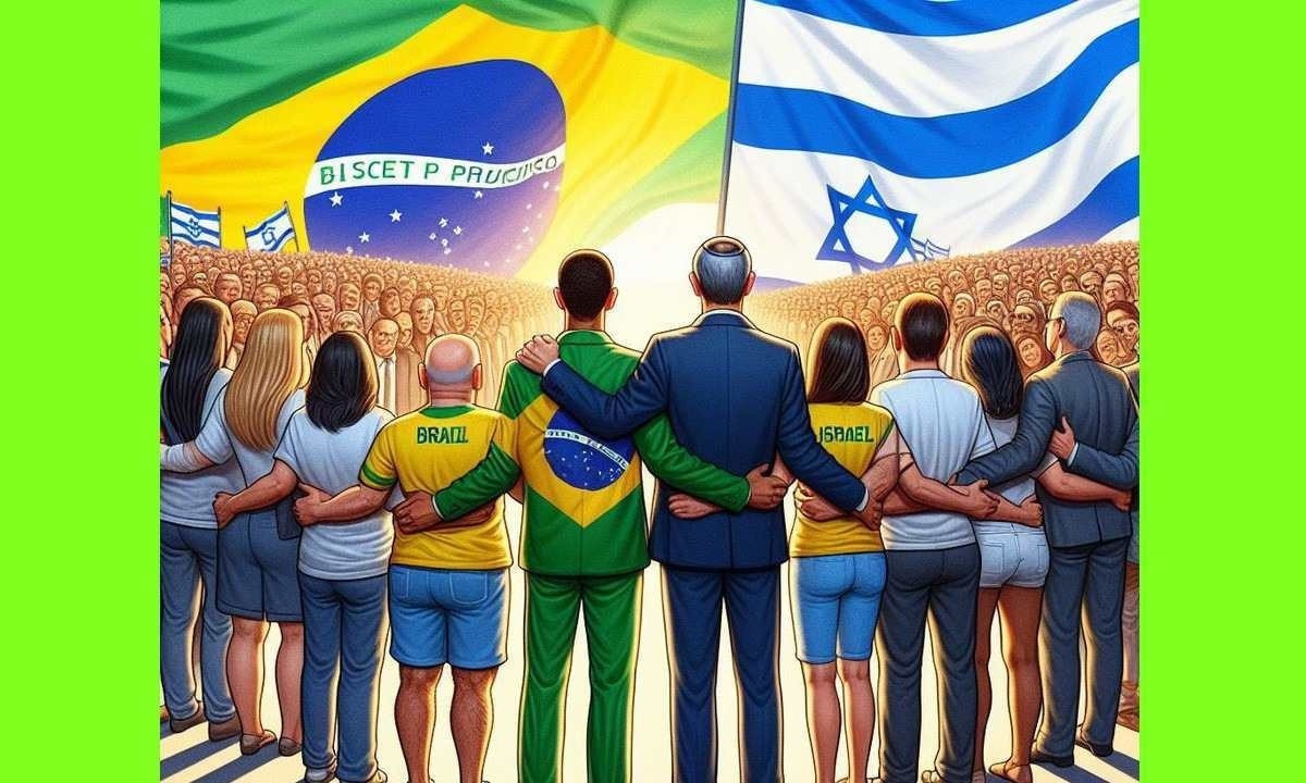 Arte usada em postagem de Israel Katz -  (crédito: Reprodução/X)