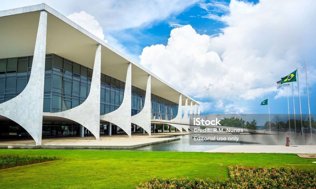  Palácio do Planalto em Brasília-DF. -  (crédito:  iStock/R.M. Nunes)