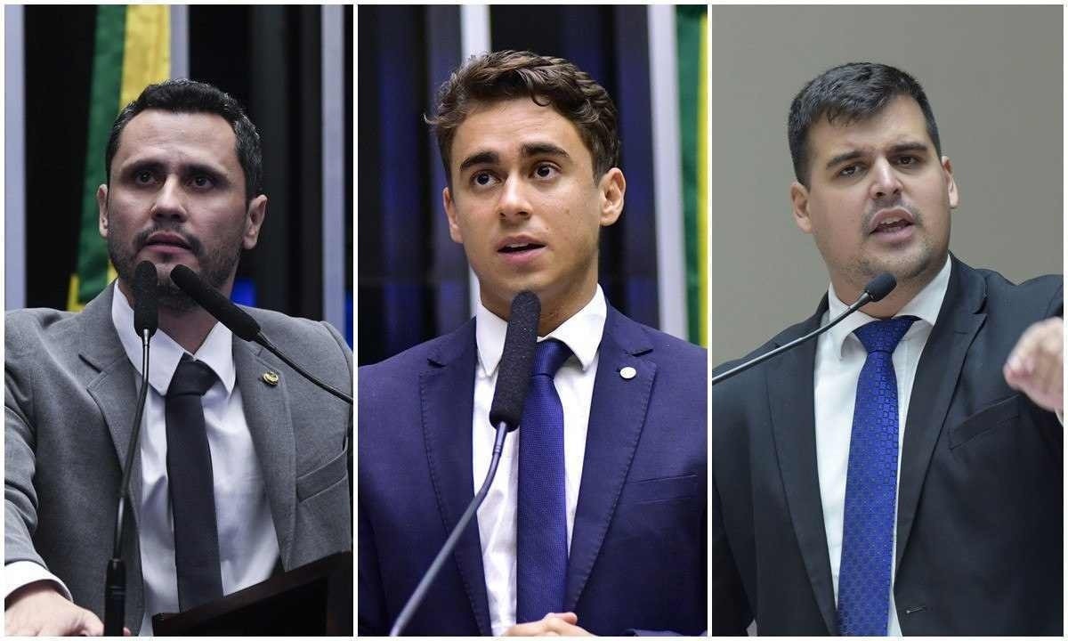 Cleitinho, Nikolas e Bruno Engler são alguns dos nomes confirmados  -  (crédito: Jefferson Rudy/Agência Senado/Zeca Ribeiro/Câmara dos Deputados/Daniel Protzner/ALMG)