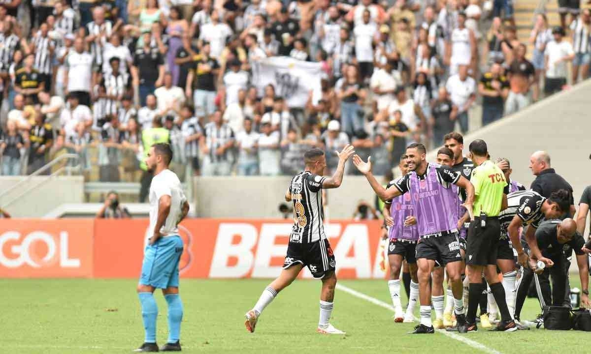 A Arena MRV é a nova casa da torcida e do time atleticano, além de importante fonte de receita para o clube -  (crédito: Ramon Lisboa/EM/D.A Press - 26/11/23)