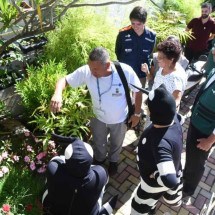 Secretários de Minas e BH visitam casas para conscientizar sobre a dengue - Gladyston Rodrigues/EM/D.A Press