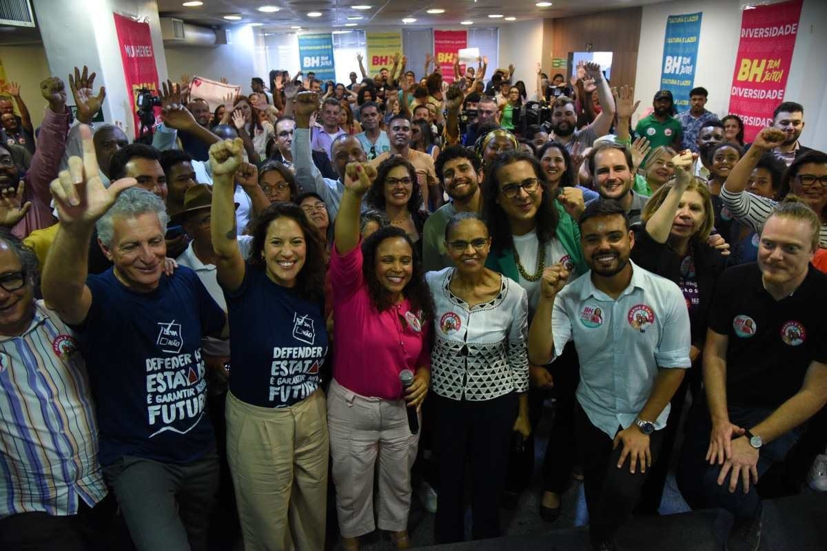 Rede lança pré-candidata à PBH com presença de membros de PT, PDT e PSOL