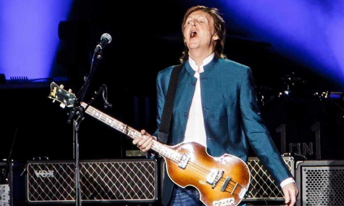  Paul McCartney, em show no Estadio Vicente Calderon, em Madri, na Espanha
     -  (crédito:  Dena Flows)