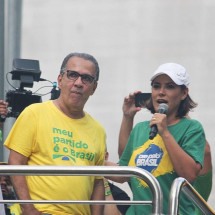 Malafaia ataca STF, TSE e Moraes na Paulista e diz não ter medo de ser preso -  Gabriel Silva/Ato Press/Folhapress
