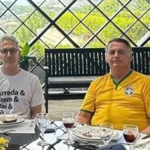 Zema almoça com Bolsonaro antes de ato na Paulista - Redes Sociais/Reprdução