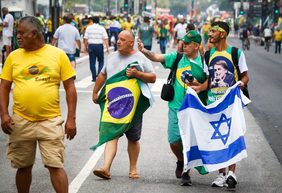 Chanceler celebra apoio a Israel em ato pró-Bolsonaro e critica Lula