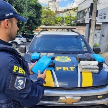 Grande BH: PRF intercepta R$ 3 milhões em cocaína destinada ao Espírito Santo - PRF/Divulgação