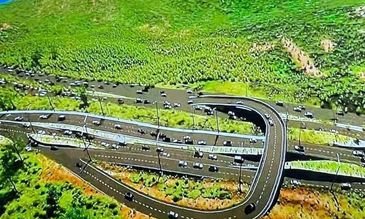 Construção de alça ligando a MG-030 ao Anel Rodoviário foi um dos temas da reunião -  (crédito: Reprodução)
