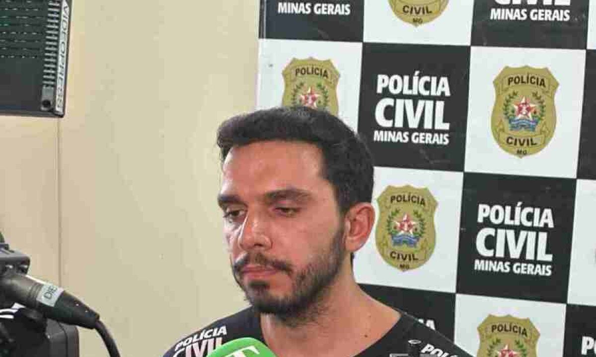 Coletiva da Polícia Civil sobre a operação  -  (crédito: PCMG/Divulgação )