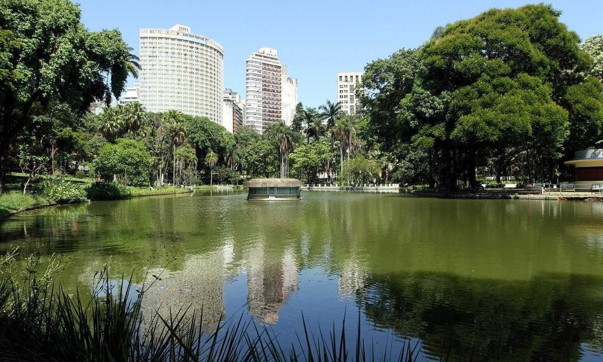 As intervenções no Parque Municipal fazem parte do programa de requalificação "Centro de Todo Mundo" -  (crédito: Jair Amaral/EM/D.A. Press.)