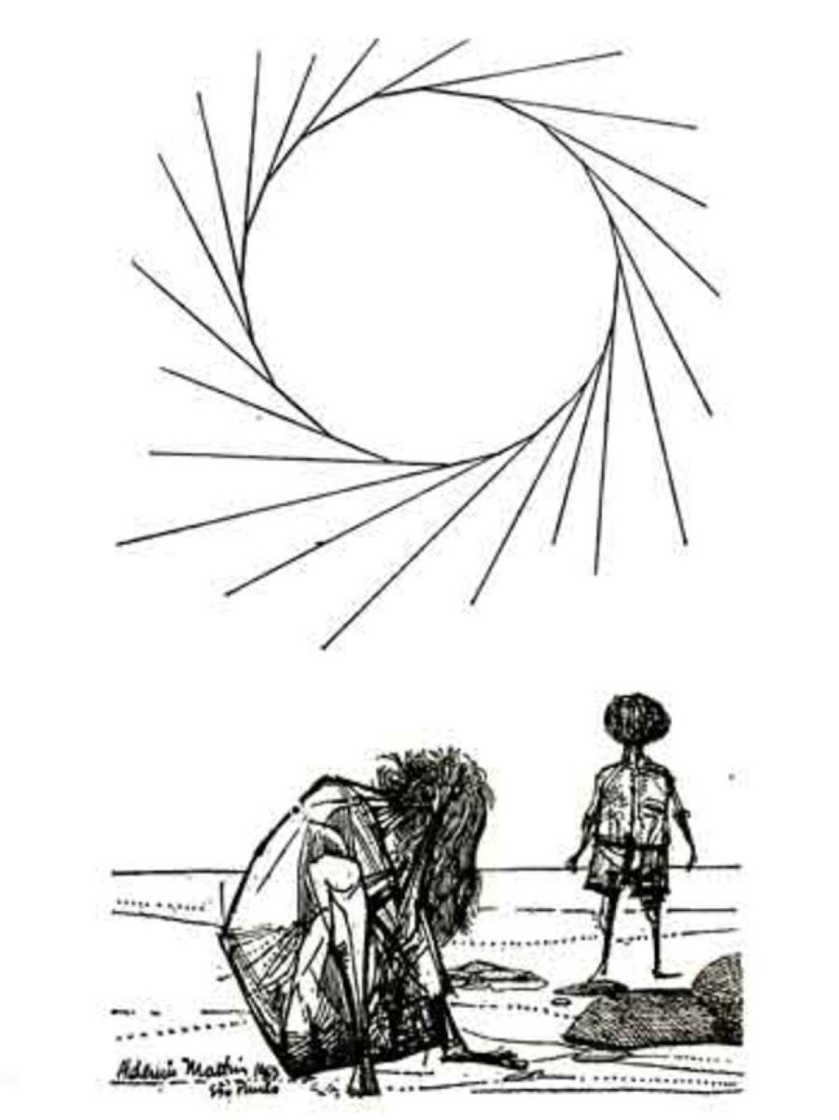 "Vidas secas": ilustração de Aldemir Martins - edição de 1970 - Livraria Editora Martins