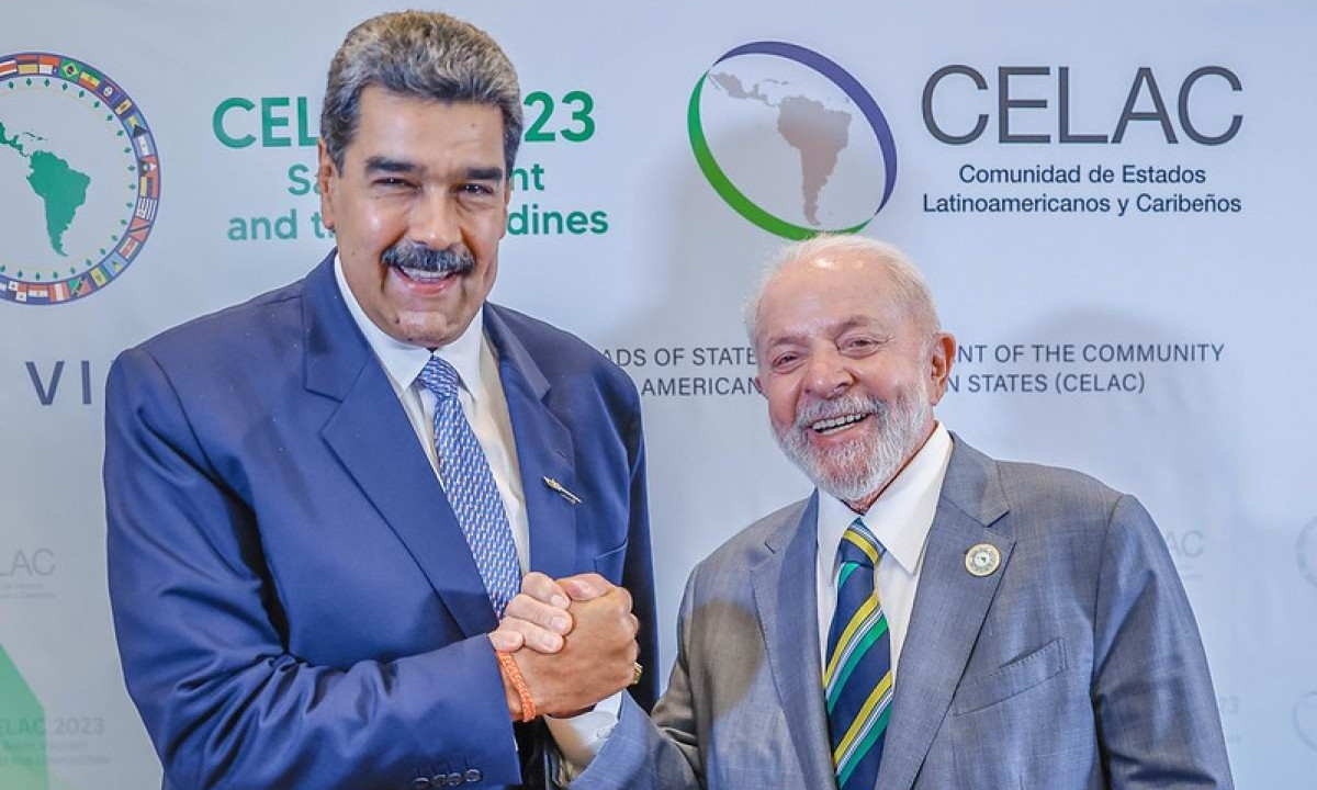 Lula e Maduro não conversaram sobre as tensões na Guiana -  (crédito:  Ricardo Stuckert / PR)