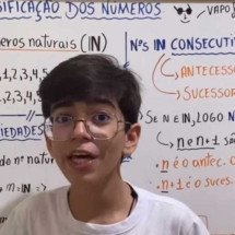 Garoto viraliza nas redes ao resolver questões de matemática - Reprodução/ Instagram/ dicas.do.guga