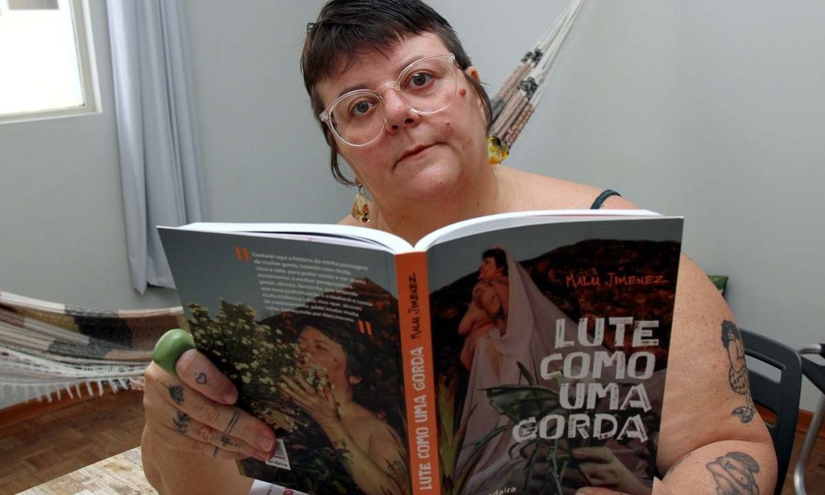 Malu Jimenez, filósofa e autora dos livros "Lute Como Uma Gorda" e "Lute Como Uma Gordinha"  -  (crédito: Jair.Amaral/EM/D.A Press)