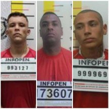 Mais dois fugitivos da penitenciária de Santa Luzia são presos  - Sejusp/Divulgação