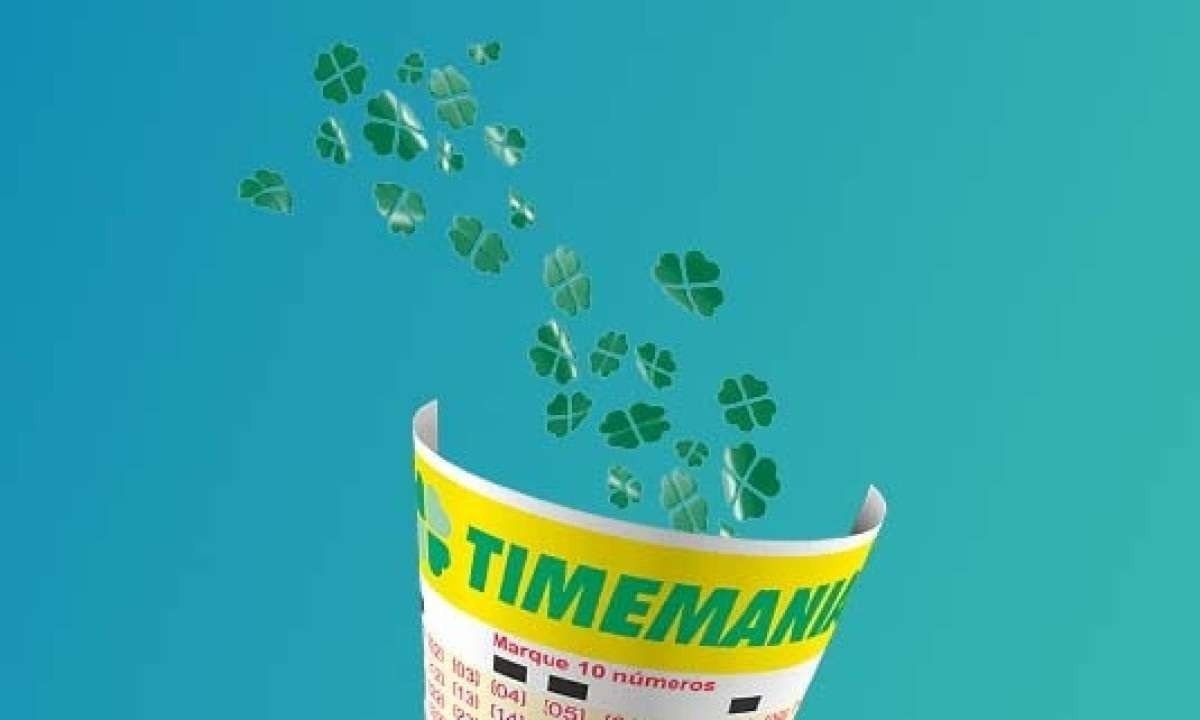 Bilhete da Timemania -  (crédito: Caixa/Reprodu&ccedil;&atilde;o)