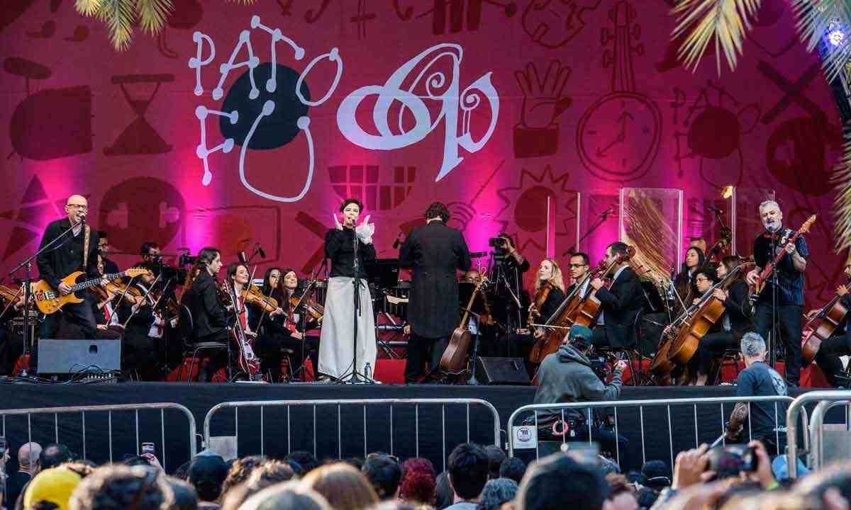 Pato Fu, da vocalista Fernanda Takai, e Orquestra Ouro Preto já dividiram o palco no SulAmérica Festival
 -  (crédito: Íris Zanetti/divulgação)