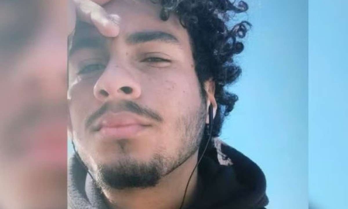 Bruno Ribeiro, de 22 anos, foi morto por um brasileiro na Praia de Carcavelos -  (crédito: REPRODUÇÃO: TEVÊ ANHANGUERA)