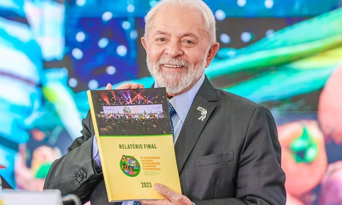 Lula disse que combate à fome precisa ser prioridade no governo -  (crédito: Ricardo Stuckert / PR)