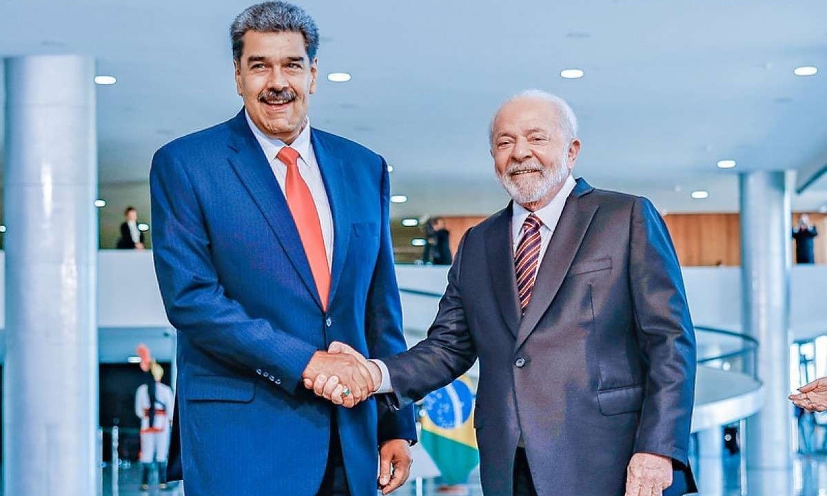 As eleições venezuelanas para presidente acontecem no próximo domingo, 28 de julho. No pleito, Nicolás Maduro tem como principal rival Edmundo González Urrutia.  -  (crédito: RICARDO STUCKERT/PR)