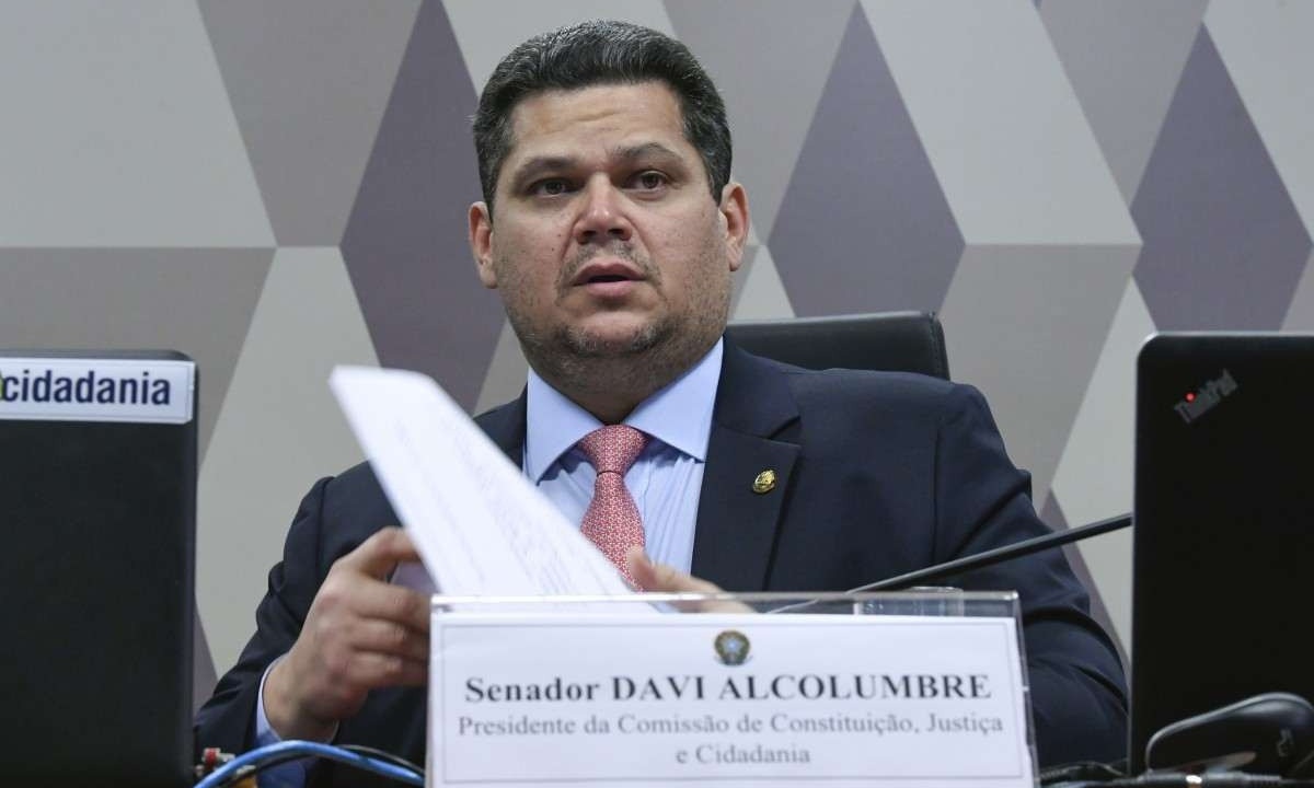 Acordo foi feito entre Davi Alcolumbre e outros senadores da Comissão de Constituição e Justiça -  (crédito:  Edilson Rodrigues/Agência Senado)