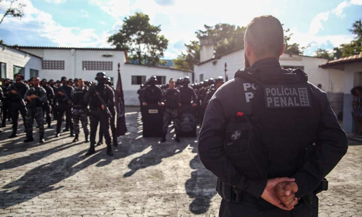 Esse é um dos maiores concursos da história do sistema prisional de Minas Gerais, aponta o governo -  (crédito:  Tiago Ciccarini)