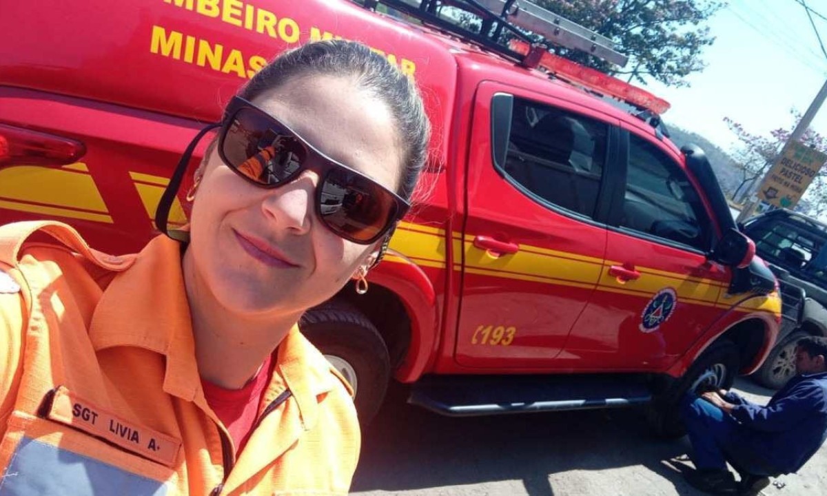 A sargento Lívia Faria - (crédito: Divulgação) A sargento Lívia Faria - (crédito: Divulgação)