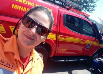 A sargento Lívia Faria -  (crédito: Divulgação)