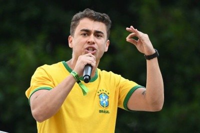 Nikolas afirmou que n&atilde;o faz quest&atilde;o de perder seu tempo com diverg&ecirc;ncias dentro da direita -  (crédito: Andre Ribeiro/Thenews2/Folhapress)