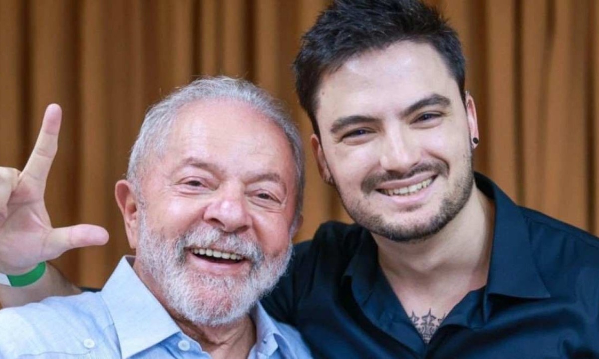 Felipe Ã© apoiador do presidente Lula (PT) -  (crédito: Redes Sociais/ReproduÃ§Ã£o)