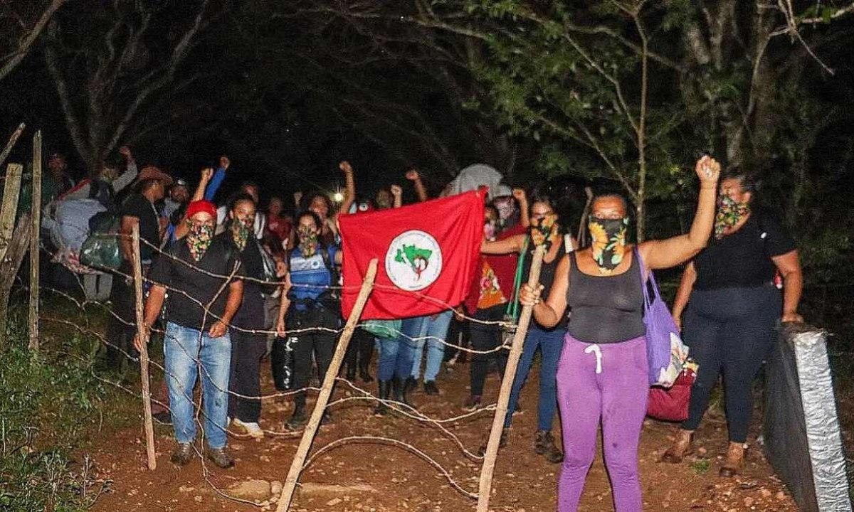 MST ocupa fazenda em Lagoa Santa -  (crédito: Agência Brasil/Reprodução)