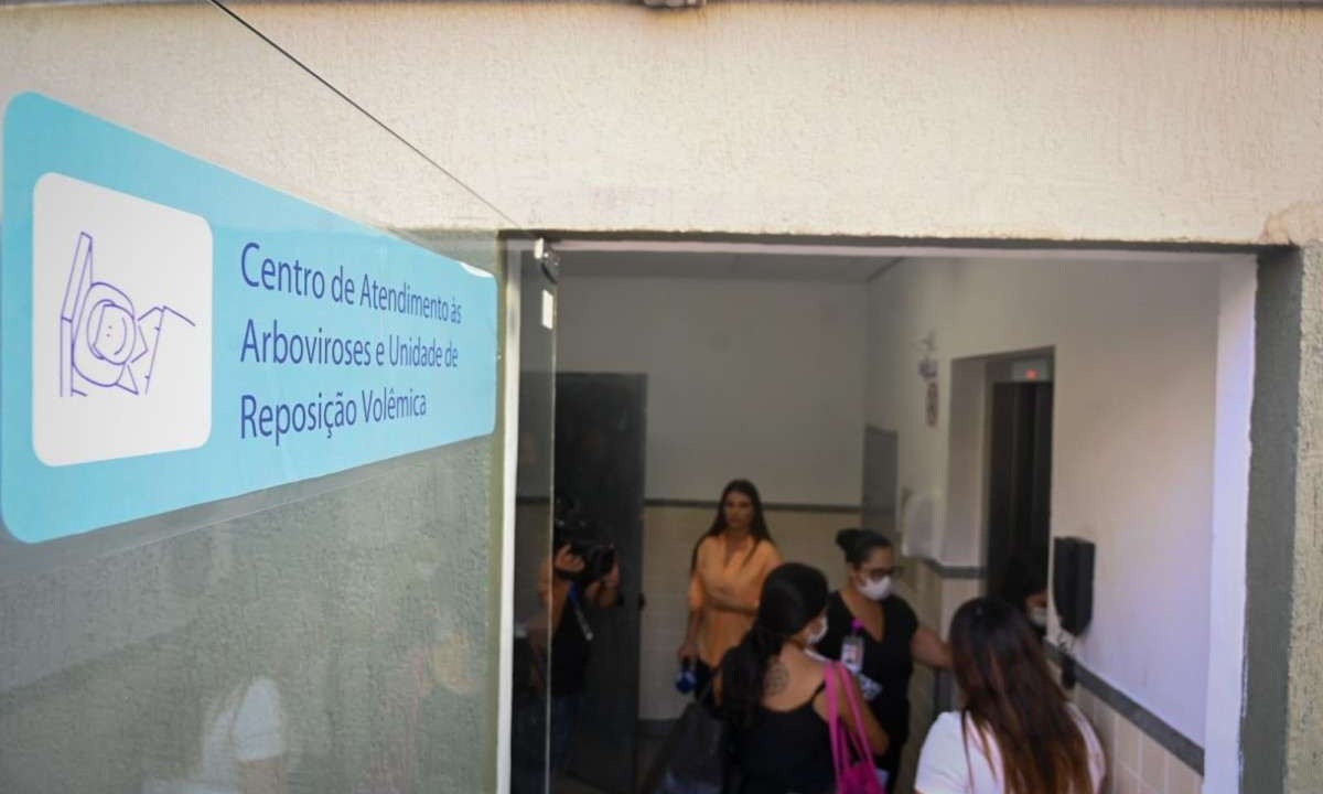 Hospital Odilon Behrens administra novo Centro de Atendimento às Arboviroses e Unidade de Reposição Volêmica em Belo Horizonte -  (crédito: Leandro Couri/EM/D.A Press)