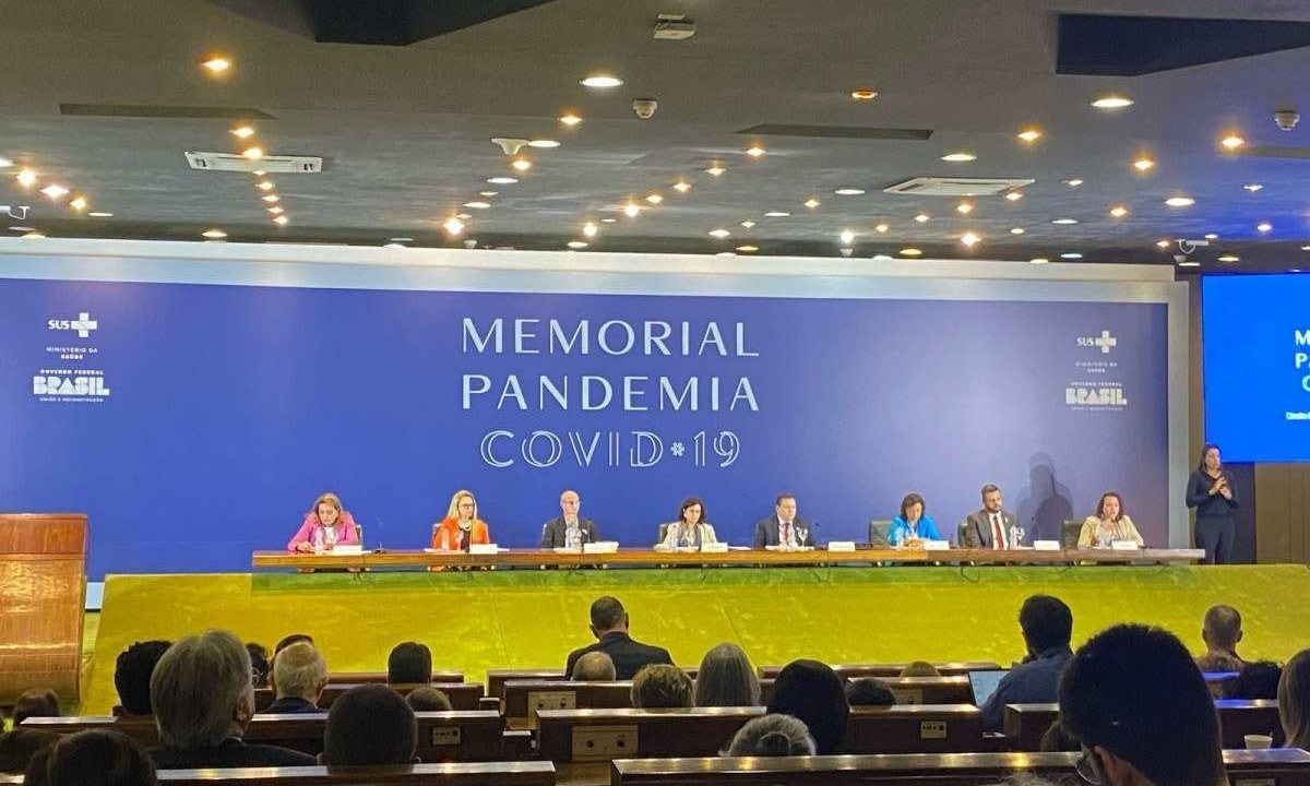 O Ministério da Saúde promoveu reunião para discutir a criação do Memorial da Pandemia da Covid-19 -  (crédito: Mayara Souto/CB/D.A. Press)