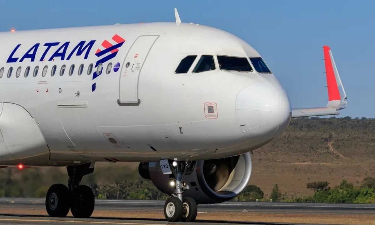  Incidente com Boeing 787 da Latam ocorreu no trecho entre Austrália e Nova Zelândia  -  (crédito: LATAM/Divulgação)