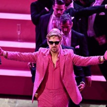 Ryan Gosling leva 'KenErgia' e música para o Oscar -  AFPPatrick T. Fallon / AFP